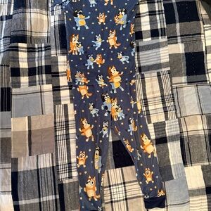 Little Sleepies Blue Cartoon Pajama Set
